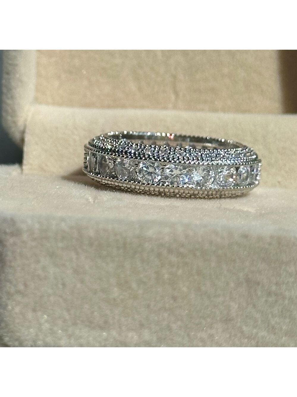 WEDDING BRIDAL ENGAGEMENT RING - Picture 3 of 7
